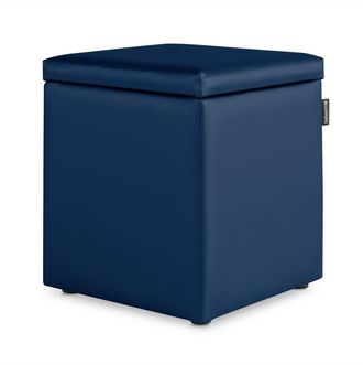 Happers Happers - Puff Cubo Arc&oacute;n Polipiel Azul 1 Unidad Azul