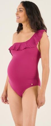 Cache Coeur Bloom maternity swimsuit in Fuschia at Nordstrom, Size Xx-Large