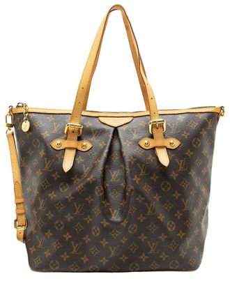 Louis Vuitton Brown Monogram Canvas Palermo Gm (Authentic Pre-Loved)