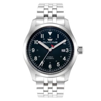 Glycine Combat Field Automatic Blue Dial Mens Watch GL0581