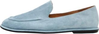 Cesare Gaspari Soft Step Su&egrave;de Loafers - Dames - Loafers - Blauw - 36 EU - Su&egrave;de - Schoenen