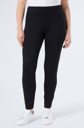 Marina Rinaldi Gradara Jersey Leggings in Black at Nordstrom, Size X-Large