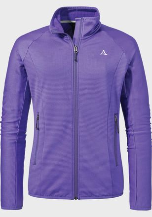 Sch&ouml;ffel Fleecejacke SCH&Ouml;FFEL Fleece Jk Style Cascata WMS, Damen, Gr. 44, lila (3805, lila), Oberstoff: 94% Polyester, 6% Elasthan, regular fit, hoch geschloss