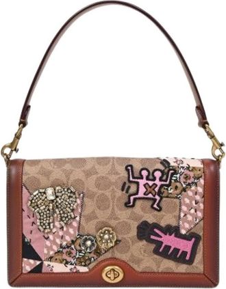 Coach Pre-owned Riley Crossbody Tas - Dames - Vintage Schoudertas - Bruin - ONE Size - Leer - Vintage
