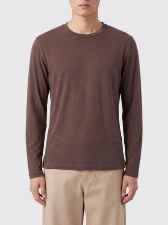 Herno T-shirt a maniche lunghe in pura lana con scollo a girocollo