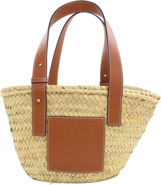 Loewe Brown Leather Basket Tote Bag (Pre-Owned)