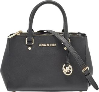 Michael Kors Pre-owned Handbags, female, Black, Size: ONE SIZE Pre-owned Leather handbags