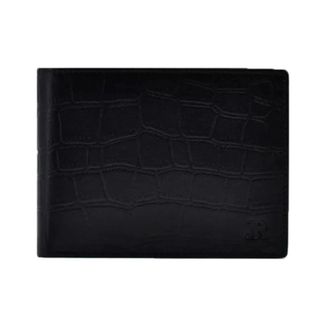 John Richmond Portafoglio Orizzontale con Stampa Coccodrillo - - Accessories - Uomo - Nero - ONE SIZE