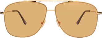 Tom Ford Jaden Amber Navigator Mens Sunglasses FT1017 30E 60