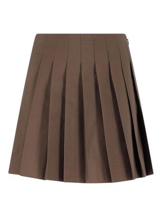 Maison Margiela Pleated mini skirt