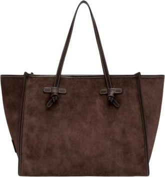 Gianni Chiarini Marcella Tote - Dames - Shoppers - Bruin - ONE Size - Leer - Tassen