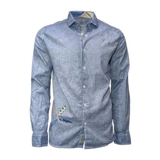 Bob Heren, Overhemden, Blauw, Maat: XL