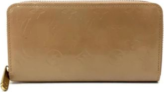 Louis Vuitton Tweedehands leren portemonnees - Dames - Vintage Accessoires - Beige - ONE Size - Vintage