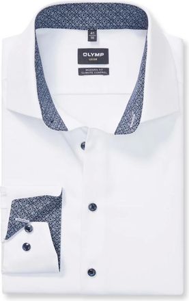 Olymp Olymp, Overhemden, Heren, Wit, M, Olymp business overhemd wit