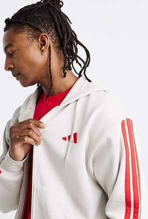 adidas 3 Stripes Fleece Hoodie