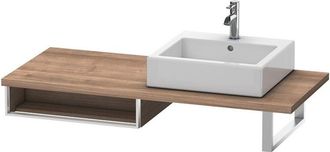Duravit Duravit Vero Vanity Unit Para Consola, 6549, 1 Compartimento Abierto, 600mm, Color (frente/cuerpo): Cerezo Del Tesino - Ve654907373
