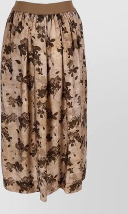 Uma Wang high-rise midi skirt