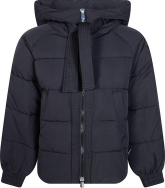 Pinko Dicentra Padded Canvas Chevron Quilted Jacket
