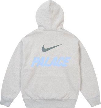 Nike x Palace Font Swoosh Hood Grey Marl P28NHD002