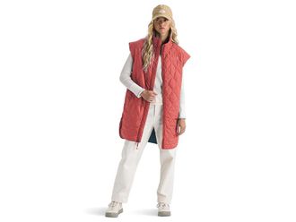 The North Face Diamond Peak Insulated Vest Womens Coat Mars Dust : 2XL, Polyester