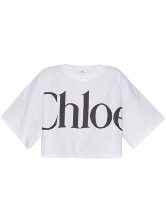 Chloé Cropped top - Wit