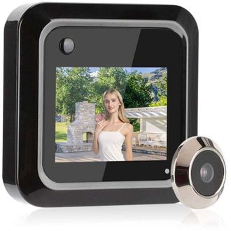 OEM Mirilla Para Puerta, Mirilla A Pilas, Visor De Seguridad Hd De Gran Angular De 145&deg; Para Apartamentos Y Hogares -crezuo