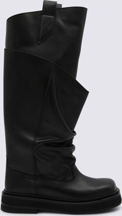 The Attico Boots Blacks And Greys-Donna