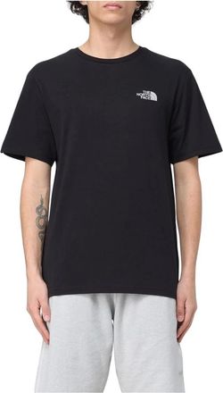 The North Face Tops, Heren, Zwart, L, Simple Dome Tee Short Sleeve TShirt