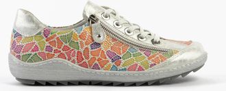 Remonte R1402-97 Womens Shoes Multi - Multicolour Leather - Size 6.5 Wide Fit (UK Shoe)