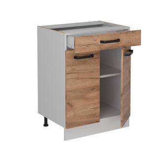 Vicco Mueble Bajo De Cocina R-line, Roble Dorado, 60 Cm Sin Encimera