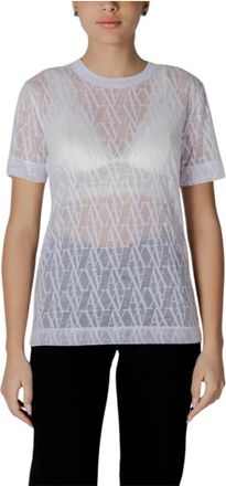 A|X Armani Exchange Dames, Tops, Wit, Maat: 2XS Katoen