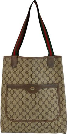 Gucci Vintage Gg Supreme Tote (Authentic Pre-Loved)