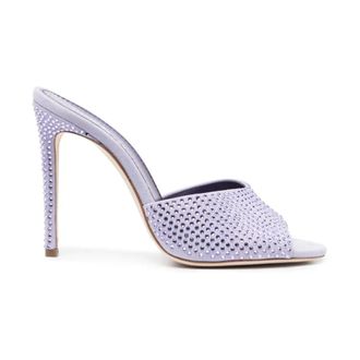 PARIS TEXAS Heeled Mules, female, Purple, 5 UK, Holly Stiletto Mule