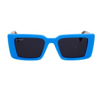 Off-white Savannah Sunglasses Blue Brown Rectangular