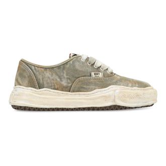 Miharayasuhiro Sneakers, male, Green, Size: 6 US Baker Fabric Low-top Sneakers