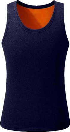 Generic Thermal Tops for Men Warm Basic Shirt 2025 Winter Gold Velvet Thermal Vest MenS Round Neck Thickened Sleeveless Underwear Bottoming Shirt Blouse for I