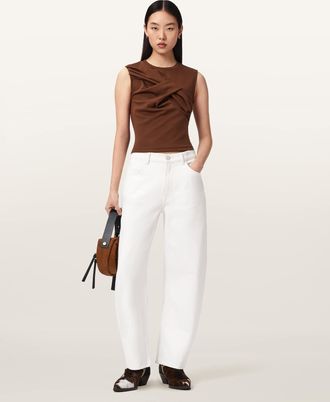 AllSaints Nella Slim Fit Sleeveless Tank Top