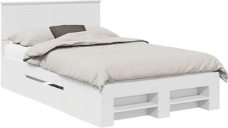 vidaXL Estructura De Cama 137 X 203 Cm Madera De Ingenier&iacute;a Vidaxl