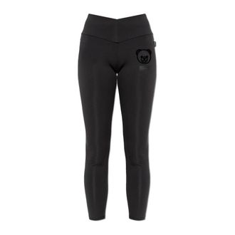 Moschino Dames, Broeken, Zwart, Maat: XS Poliester