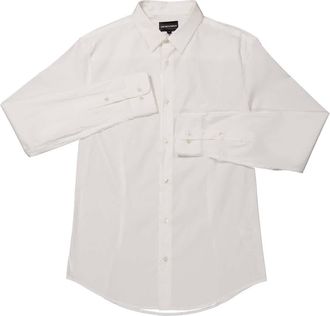 Emporio Armani Stretch Nylon-Blend Long-Sleeved Shirt