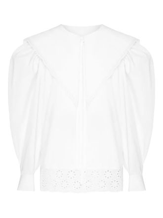 Anouki puff-sleeve shirt - White