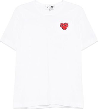 Comme Des Garçons Tshirt Emblem x Rhinestone Axt801051