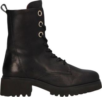 PIEDI NUD 1 Cleo 16.01 Veterlaars - Dames - Veterlaarzen - Zwart - 37 EU - Leer - Schoenen