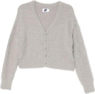 Izzue furry cardigan - Grey