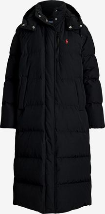 Polo Ralph Lauren Lange Daunenjacke mit Kapuze Pony
