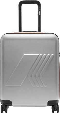 K-Way Eudoxie Logo - unisex - Handbagage koffer - Grijs - ONE Size - Polyester - Koffers