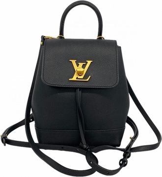Louis Vuitton Noir Backpack (Pre-Owned)