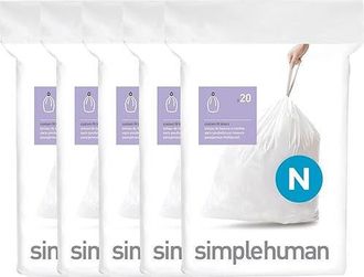 Simplehuman Code N Custom Fit Liners with Quick Dispense Packs in 100 Liners at Nordstrom, Size Refill