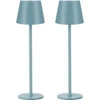 OEM Juego De 2 L&aacute;mparas De Mesa Led Regulables, Inal&aacute;mbricas Y Recargables, Con Temperatura De Color C&aacute;lida De 3000k, Para Uso Interior Y Exterior, Con Us