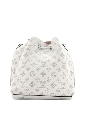 Louis Vuitton Muria Mahina Leather bucket bag - Wit